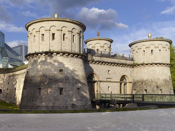 Fort Thungen front building in Luxembourg City